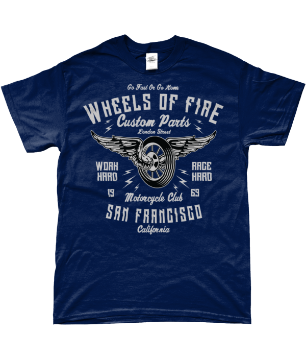 Wheels Of Fire – Softstyle Ringspun T-shirt