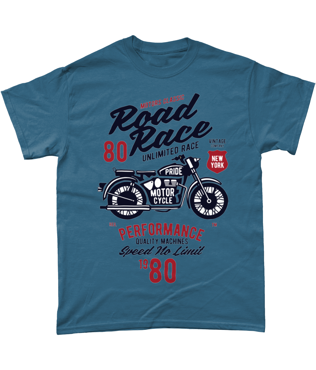 Road Race Motorcycle – Heavy Cotton T-shirt