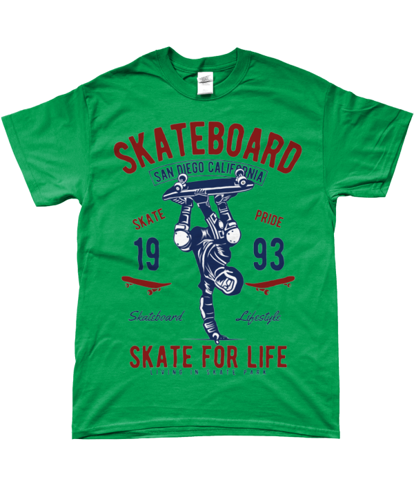 Skate For Life – Softstyle Ringspun T-shirt