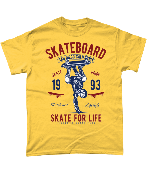 Skate For Life – Heavy Cotton T-shirt