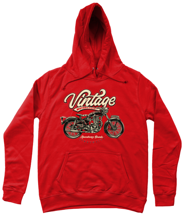 Vintage Motorcycle – Awdis Girlie College Hoodie