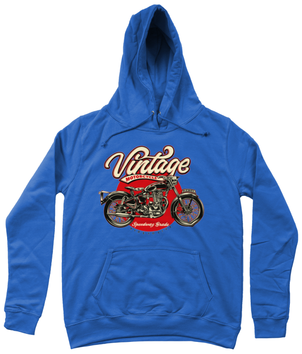 Vintage Motorcycle – Awdis Girlie College Hoodie