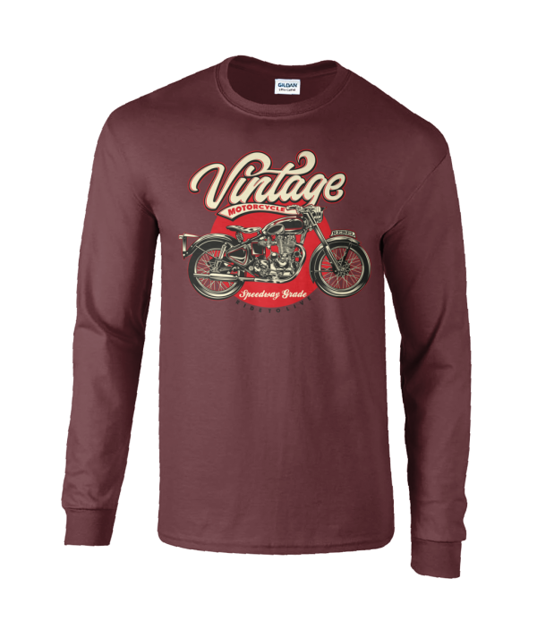 Vintage Motorcycle – Ultra Cotton Long Sleeve T-shirt