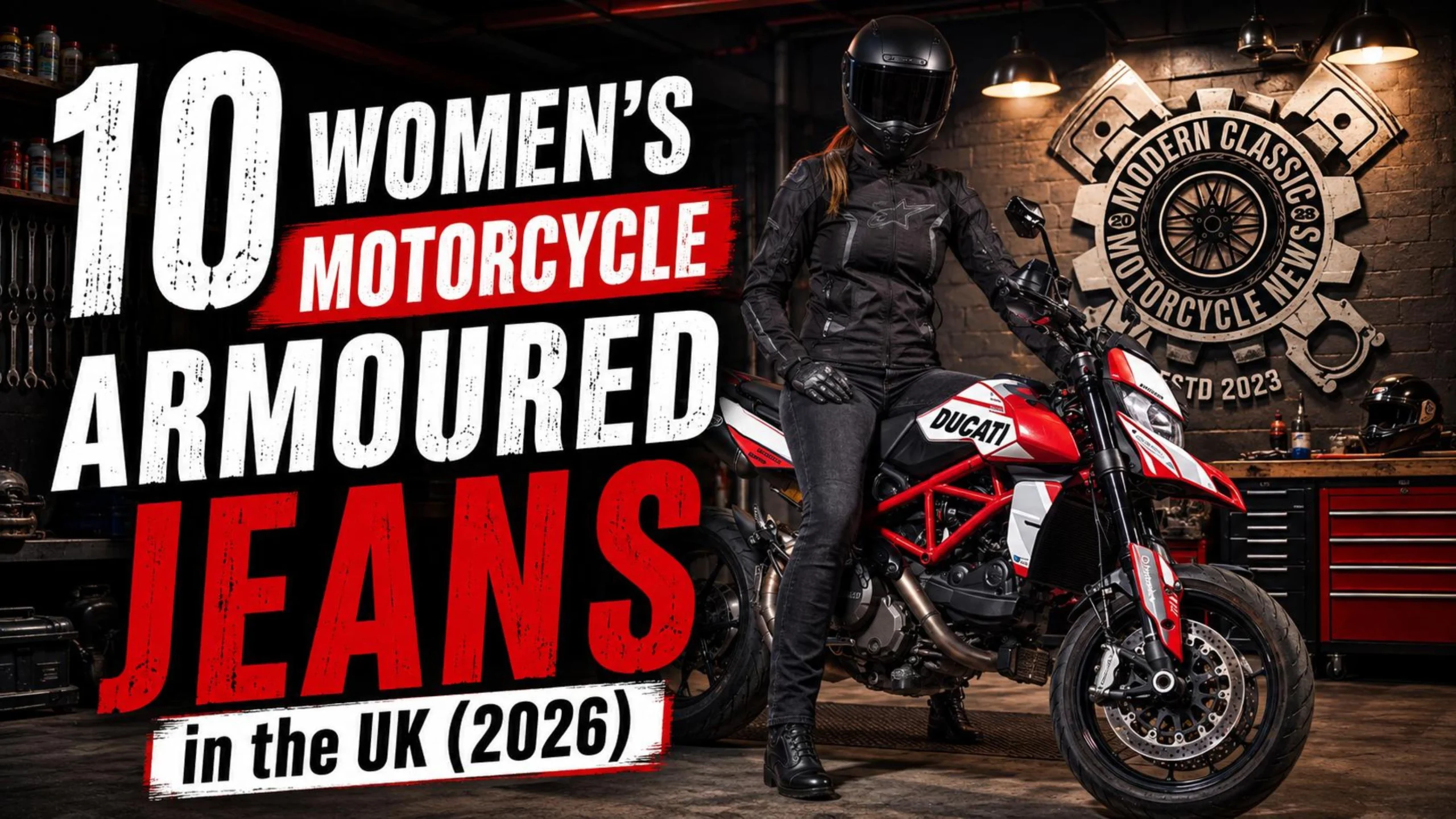 10 Best Women's Motorcycle Armoured Jeans UK 2026