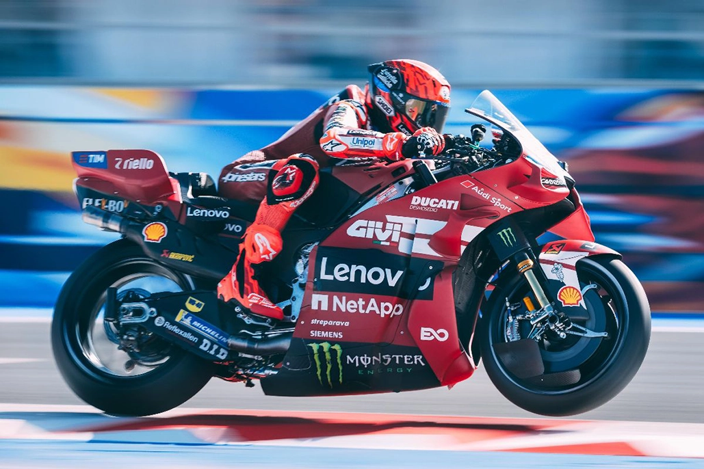 Motogp: Bezzecchi Strikes Back To Lead Marc Marquez In Friday Practice