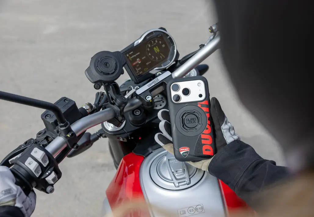 Quad Lock The World's Most Secure Motorcycle Mount. Now Fully Adjustable.