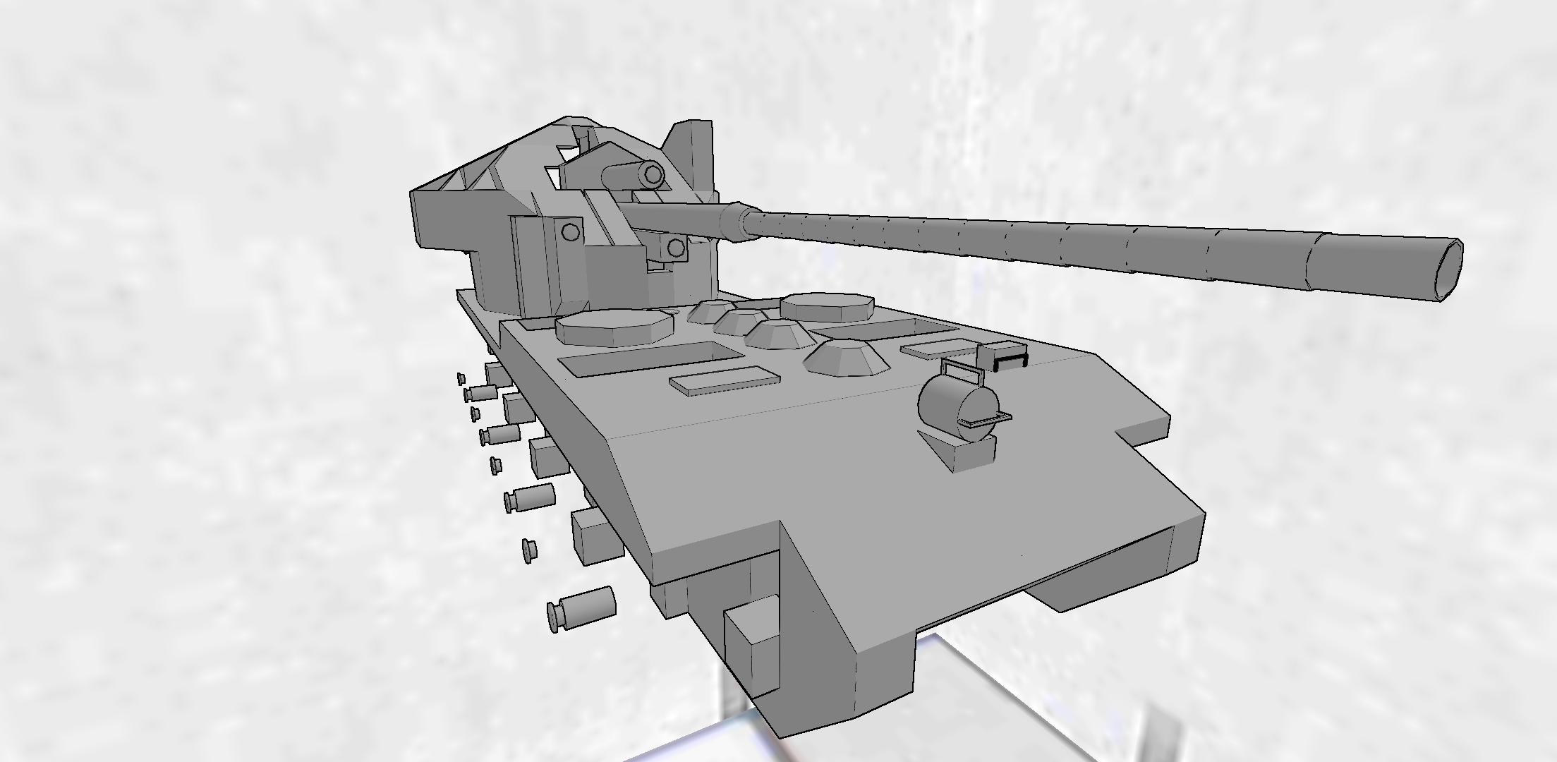 waffentrager auf E100 テンプレート