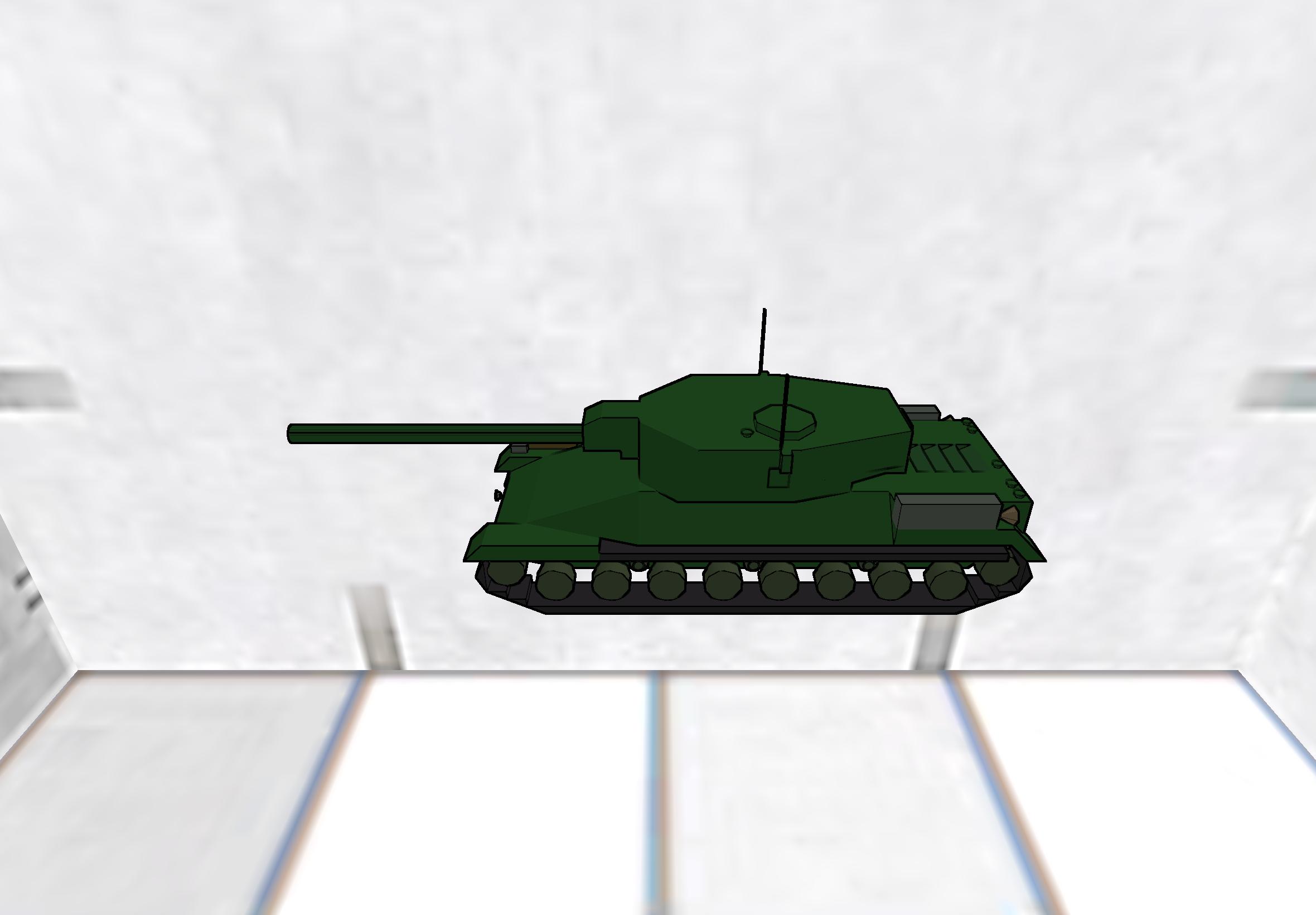 試製中戦車チセ Chi-Se Paper Plan 試製中戦車チセ Chi-Se Paper Plan
