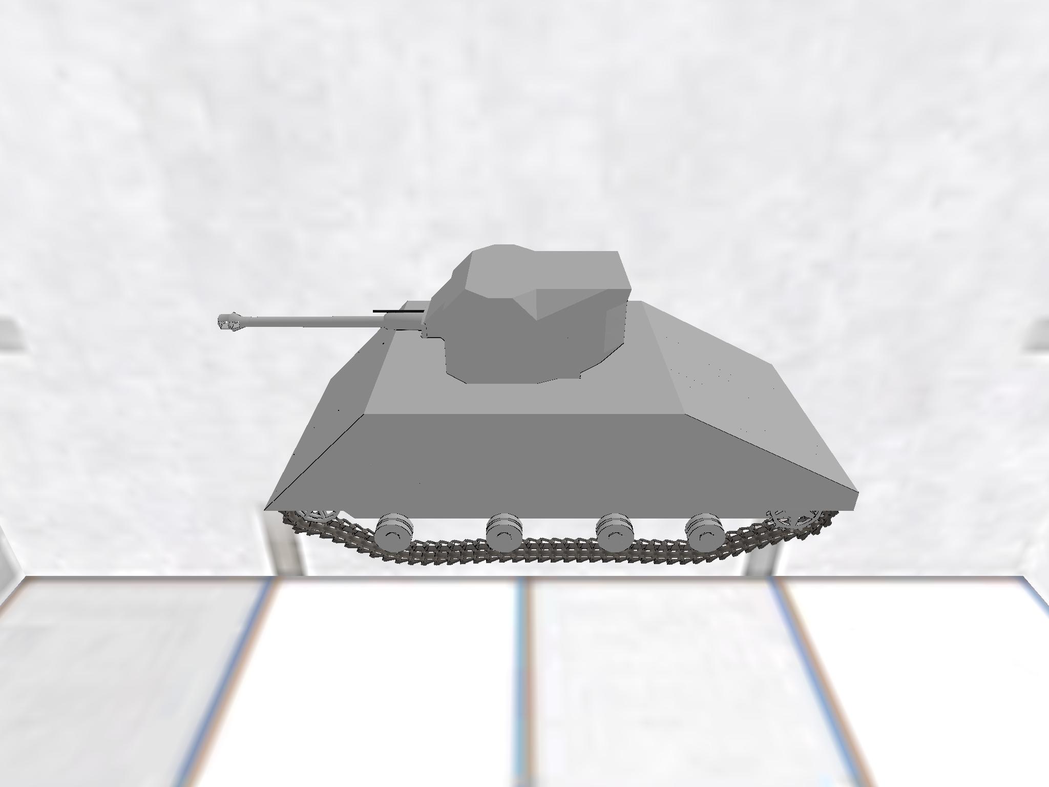 Sherman based tank