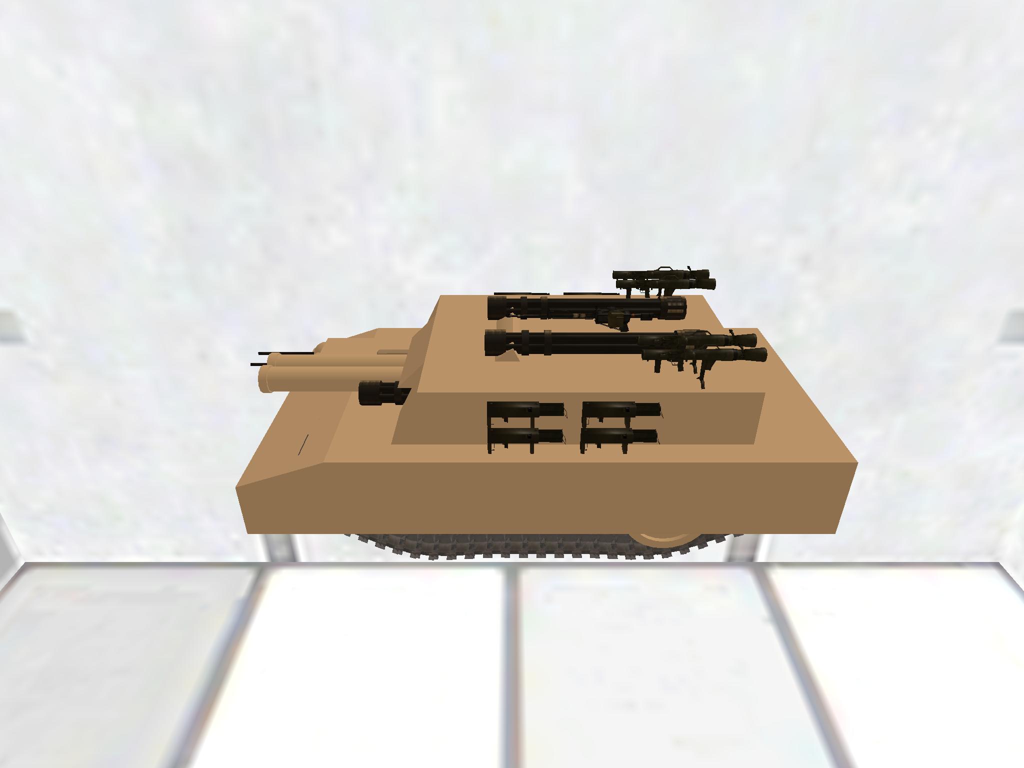 The mega tank finished The mega tank finished