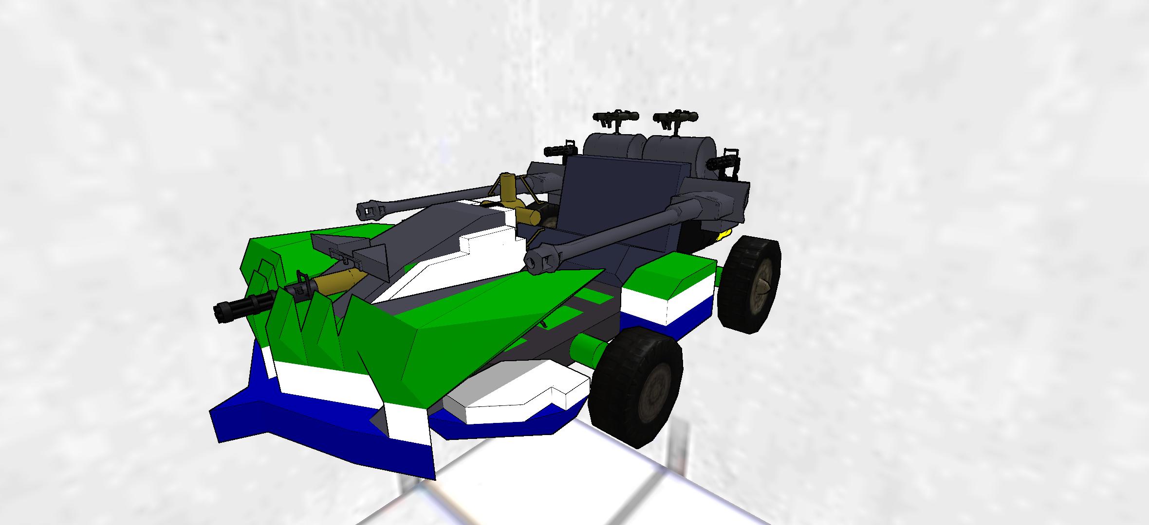 Luigi's Armed cart