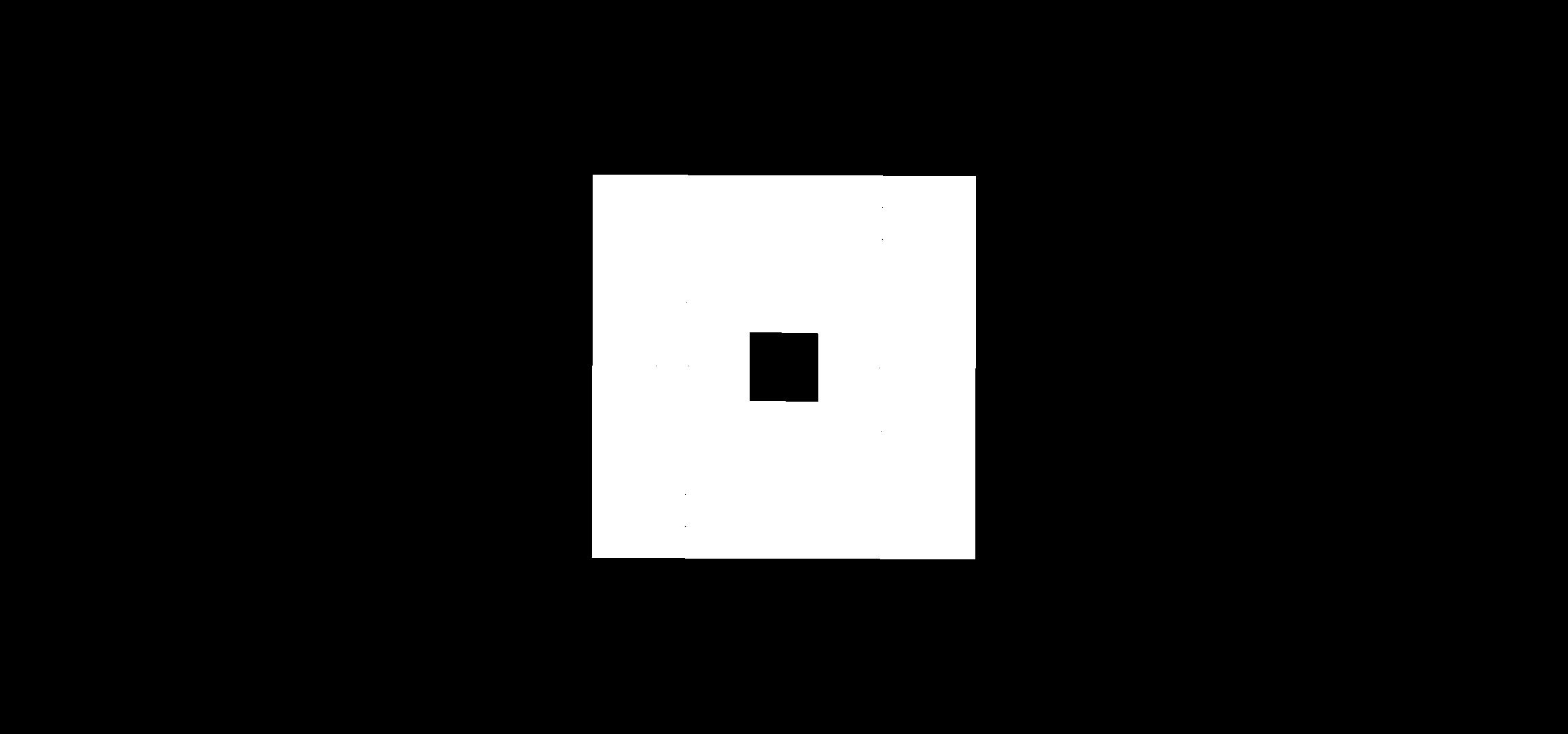 Black Square With Point On Wh