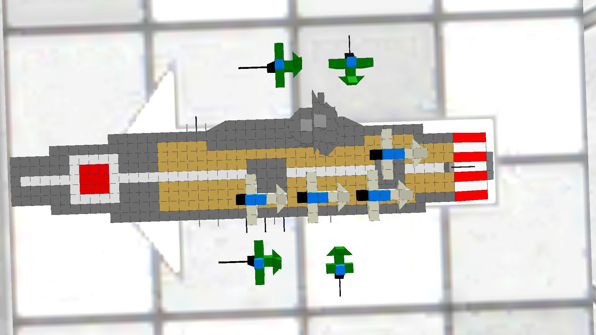 金剛型航空母艦 戦闘中