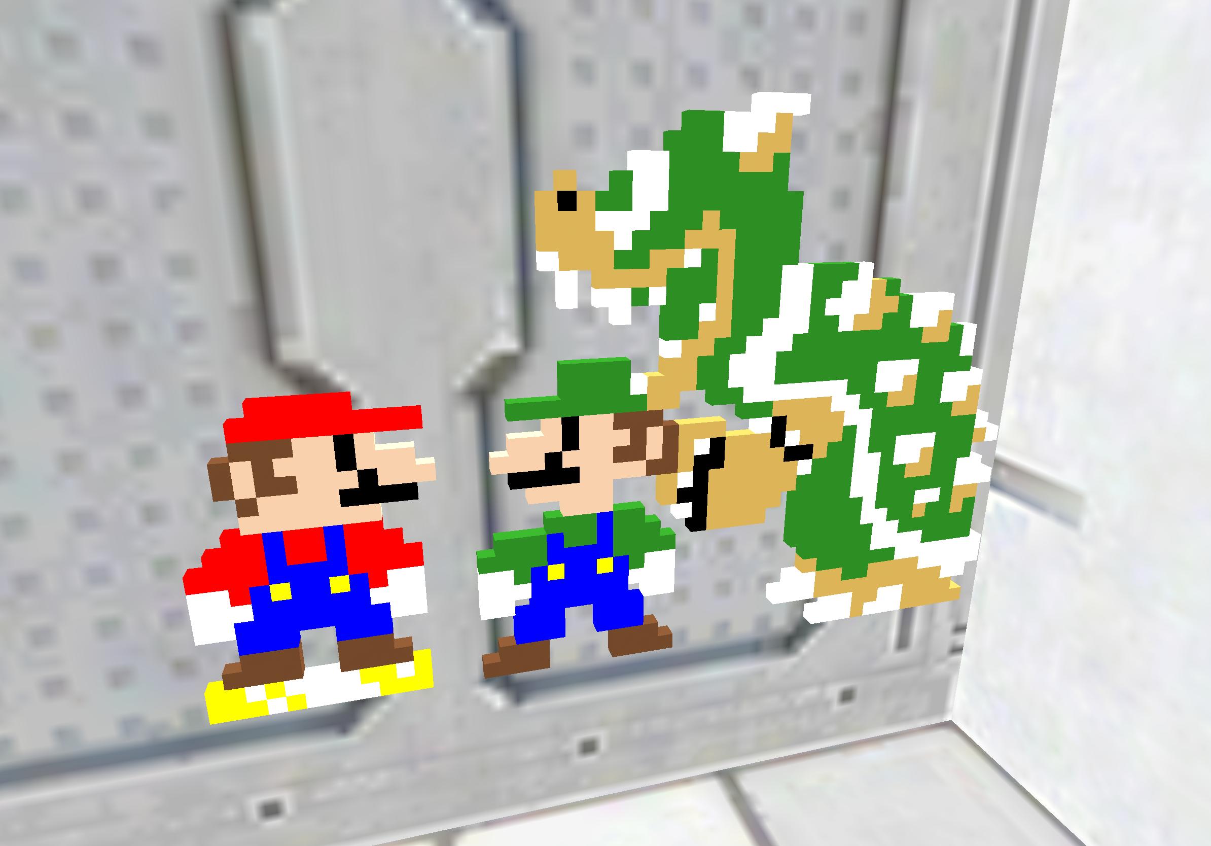 Mario and Luigi vs Bowser