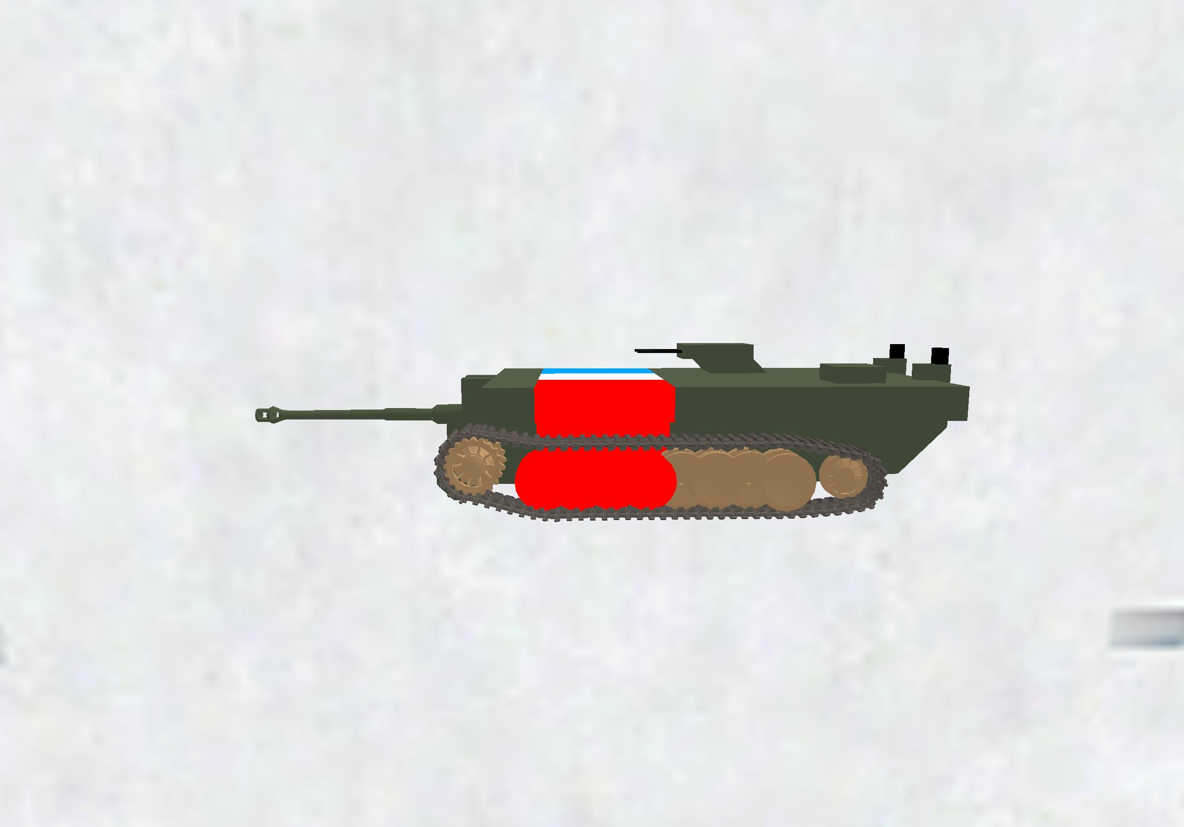 ティーガー砲1門、12.7mm2門の駆逐戦車