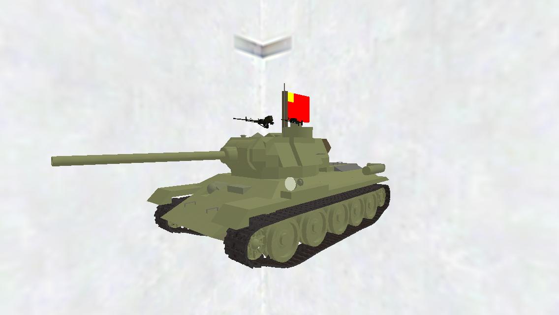 T-34-85 (turret extented