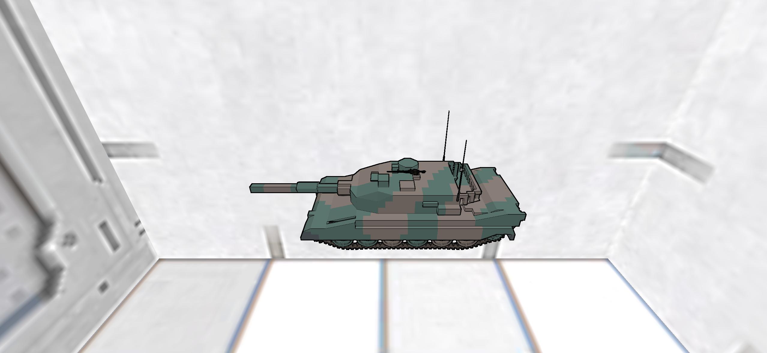 90式戦車 旋回機構付き