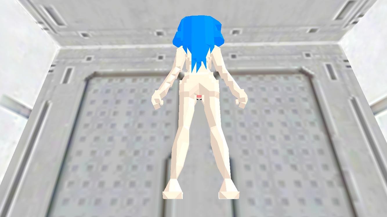 女性全裸　3D