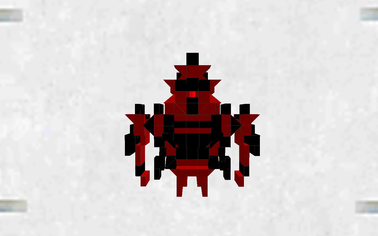 ミニ兜虫ロボット(赤黒生態)