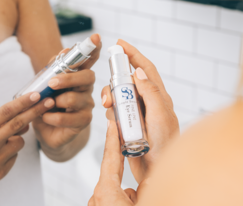 simple beauty fine line eye serum