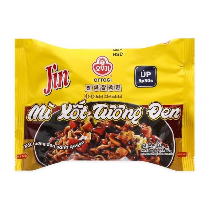 Mì xốt tương đen Ottogi gói 75g (1 Gói)