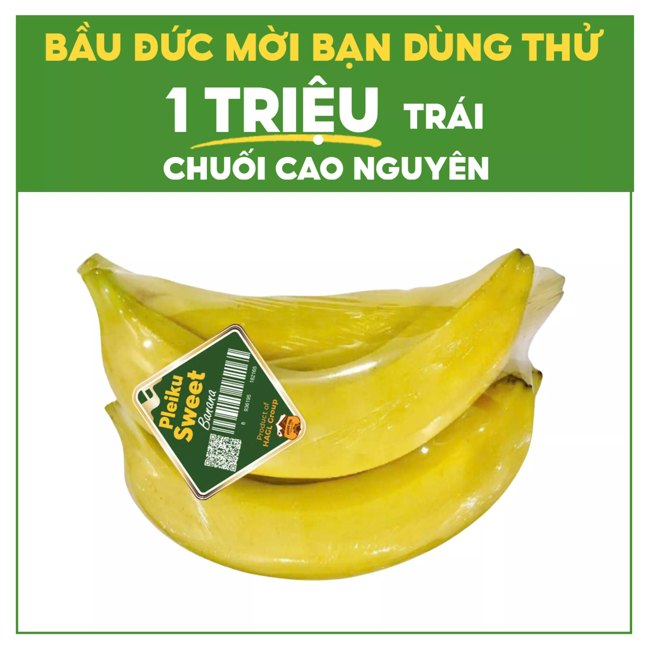 Combo chuối Pleiku Sweet (4-5 trái) - Quà tặng từ Bầu Đức onelife-production image