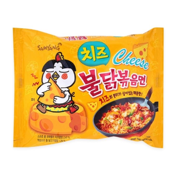 Mì khô gà cay vị phô mai Samyang gói 140g (1 Gói)