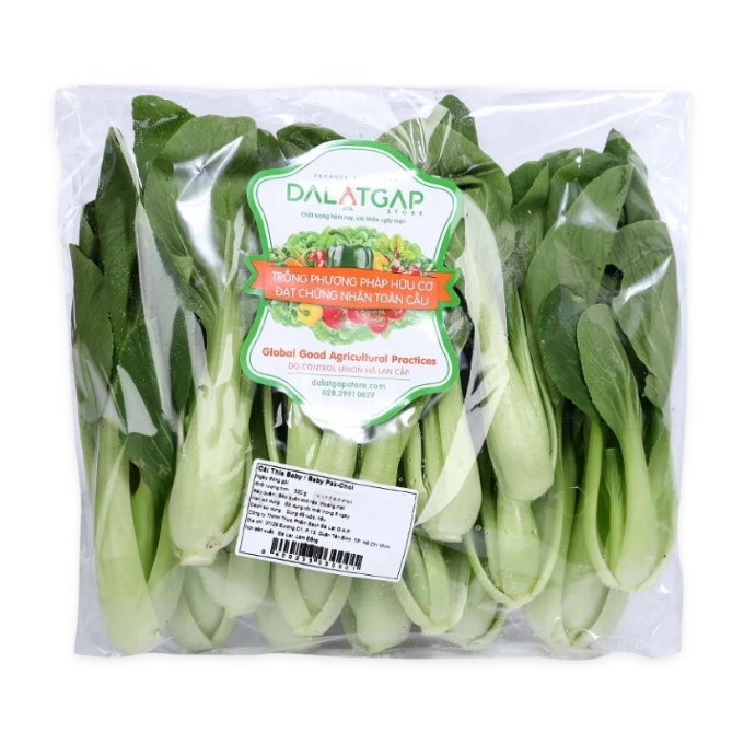 Cải thìa baby Dalat Gap gói 300g (1 Gói) onelife-production image