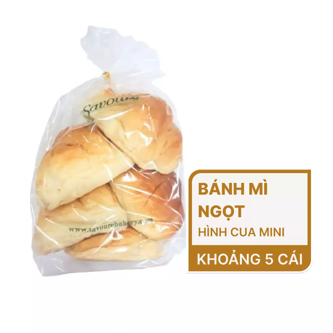 Bánh hình cua (Croissant Mini) Savoure Cái 135g onelife-production image