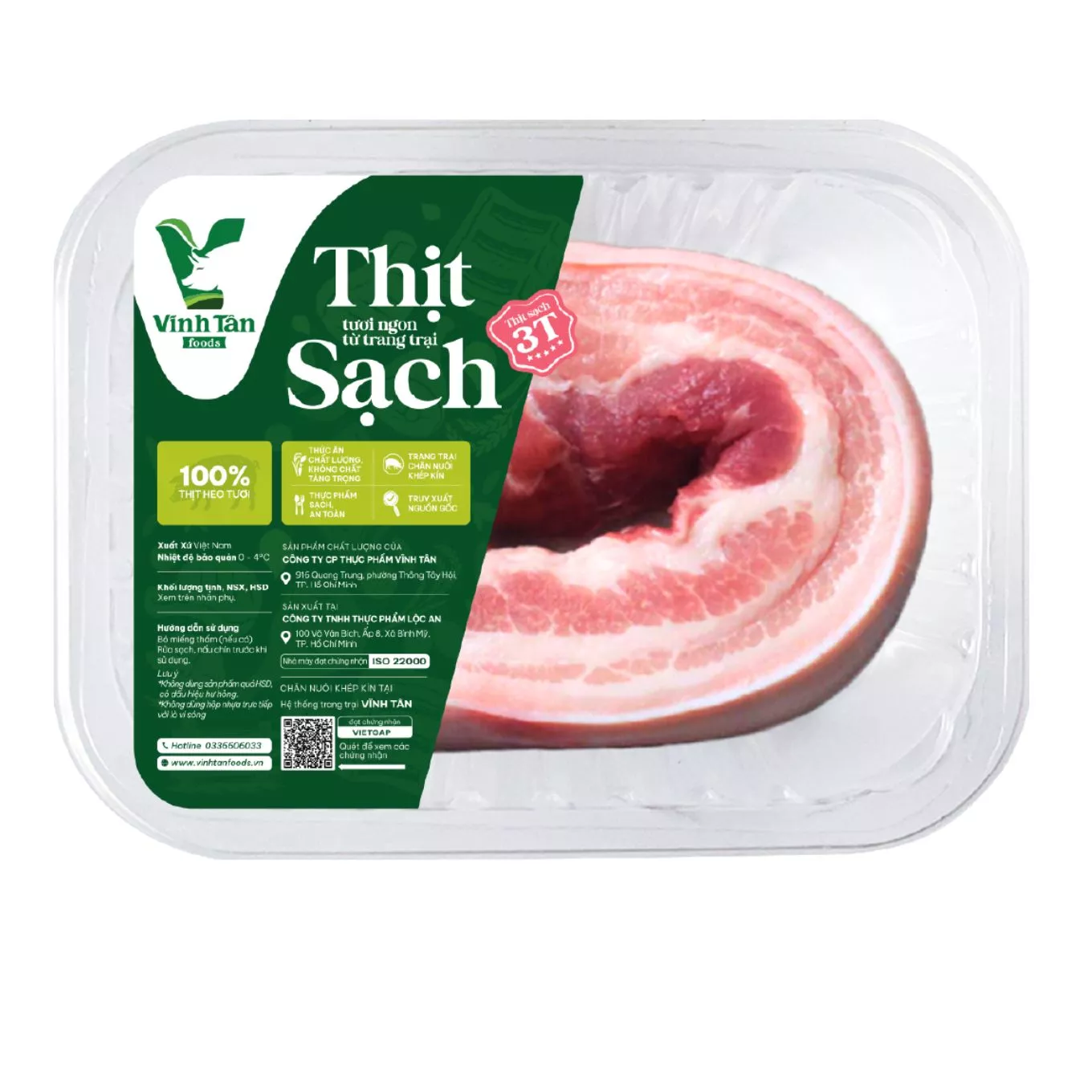 Ba rọi heo đặc biệt Vĩnh Tân 400g - Chuỗi siêu thị thực phẩm tươi ngon ...