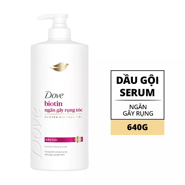 Dầu Gội Ngăn Gãy Rụng Tóc Dove Chai 640g