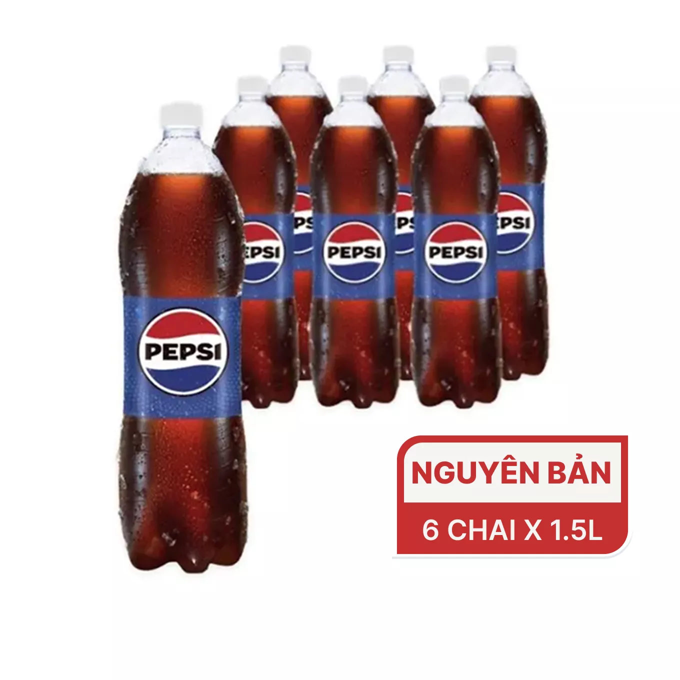 Lốc 6 Chai Nước Ngọt Pepsi 1.5L
