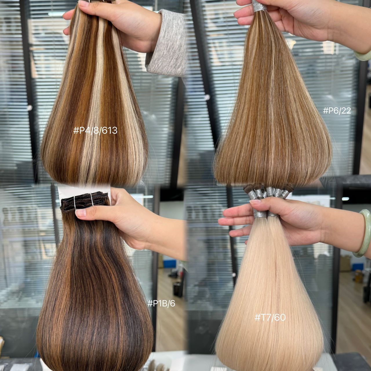 different colors of hair extensions