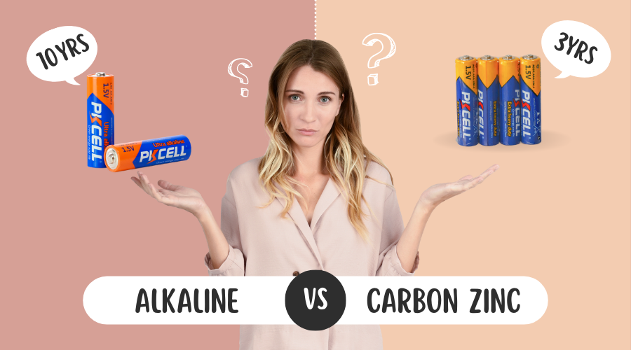 Pile alcaline ou pile carbone-zinc
