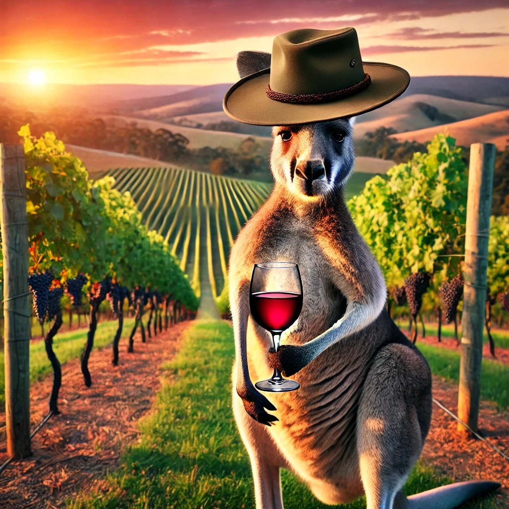 Kangaroo in VIneyard