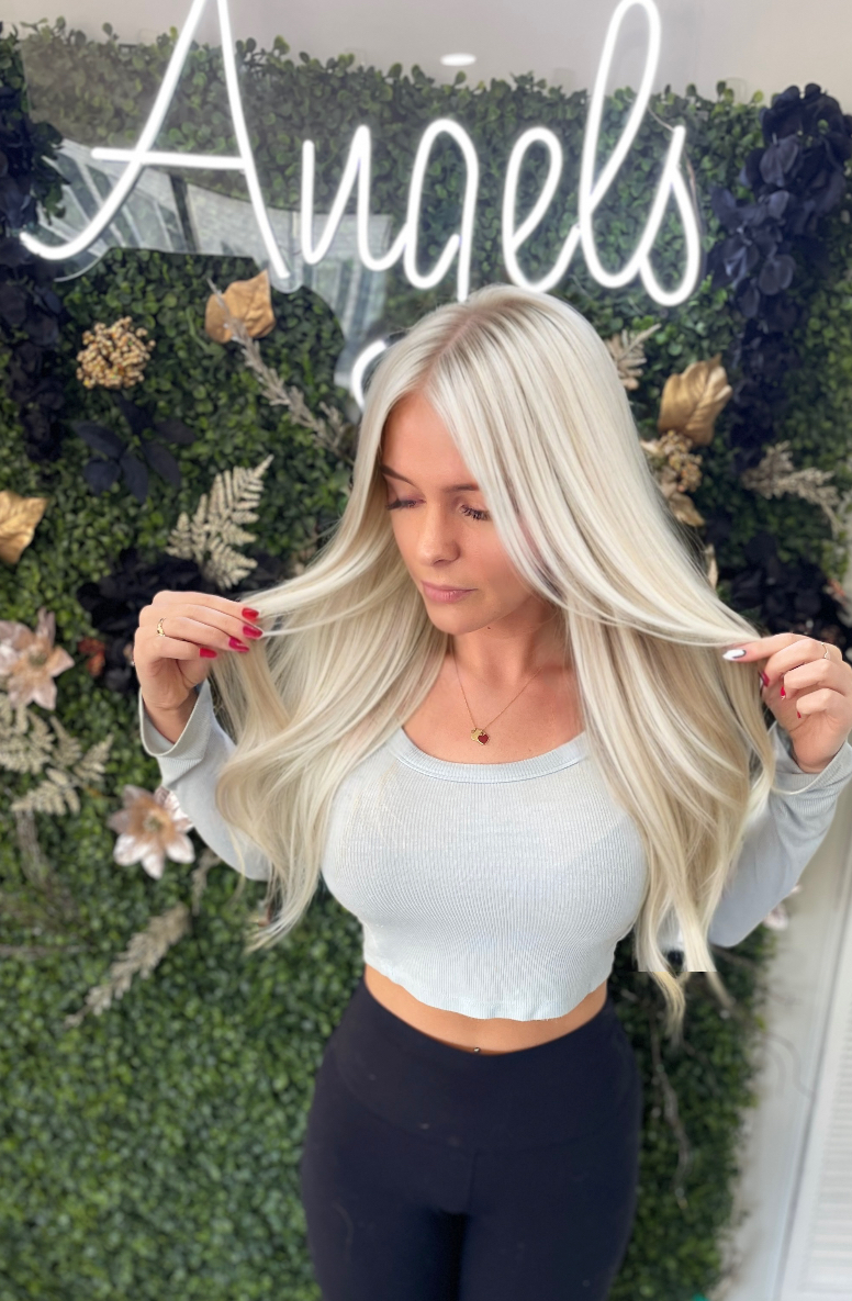 Natural Blonde hair brightening