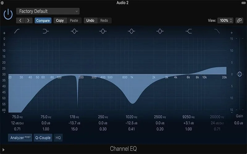 Power of a 10 Channel Digital Sound Processor