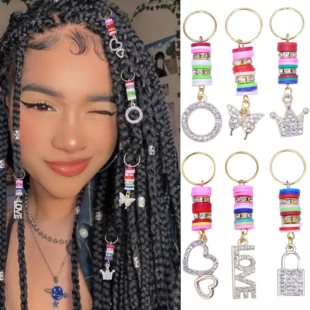 Accessorize Your Box Braids with Beads and Rings