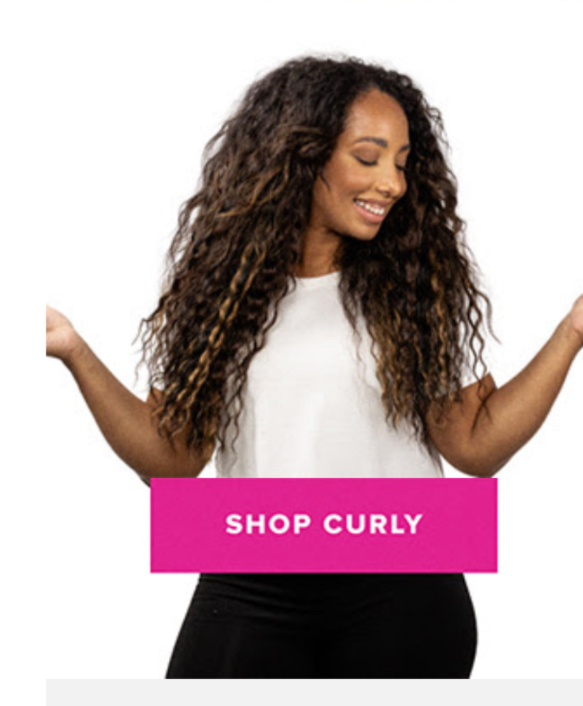 curly hair extensions Boston photo