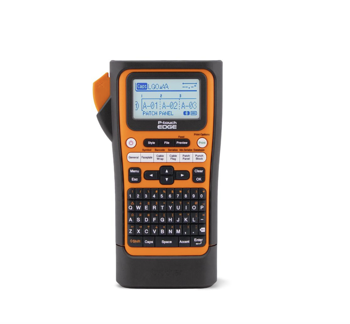 Brother PTE310BTVP | P-Touch Edge 310BTVP Handheld Label Printer with Bluetooth (Up to 18mm Labels)