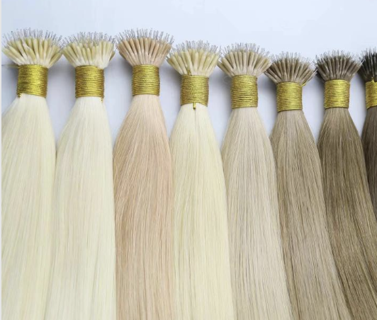 itip hair extensions treated with K18