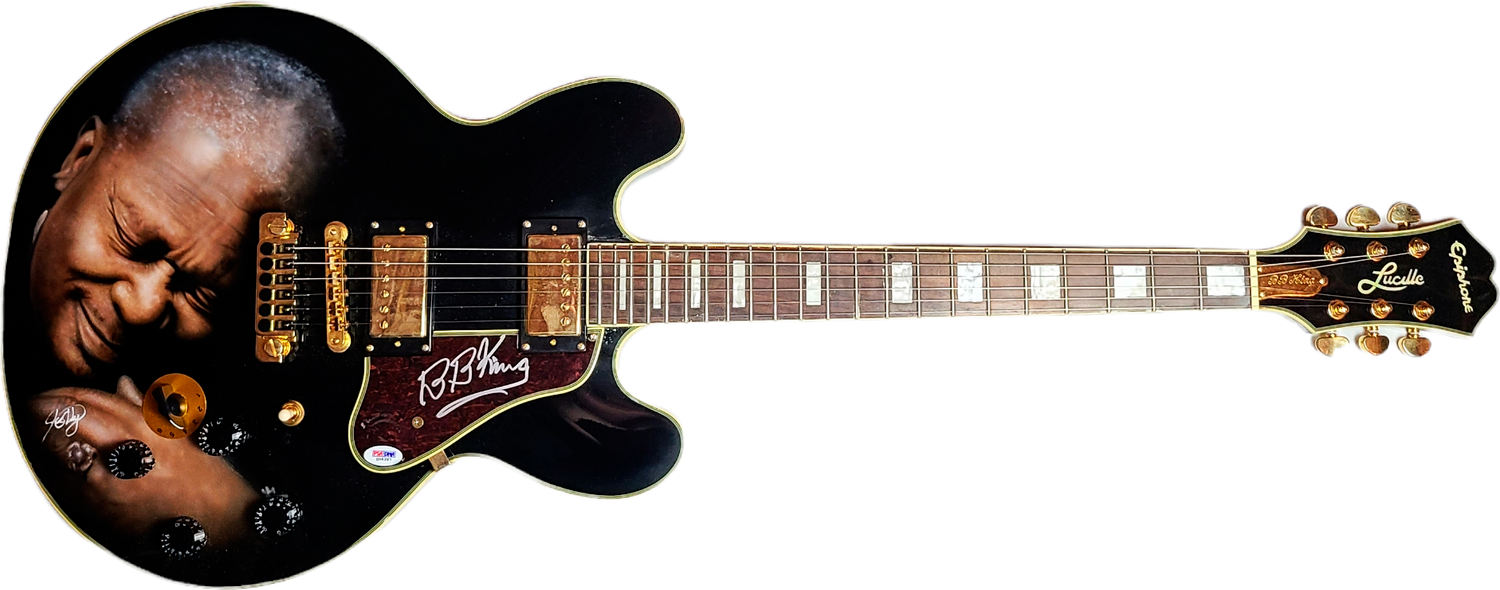 B.B. King Autographed Gibson Epiphone Lucille Guitar