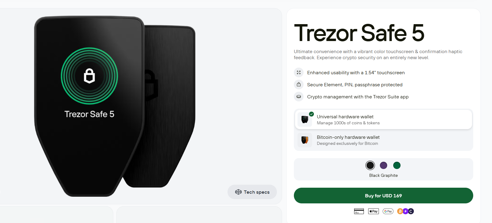 Trezor Best cold wallet for Stellar