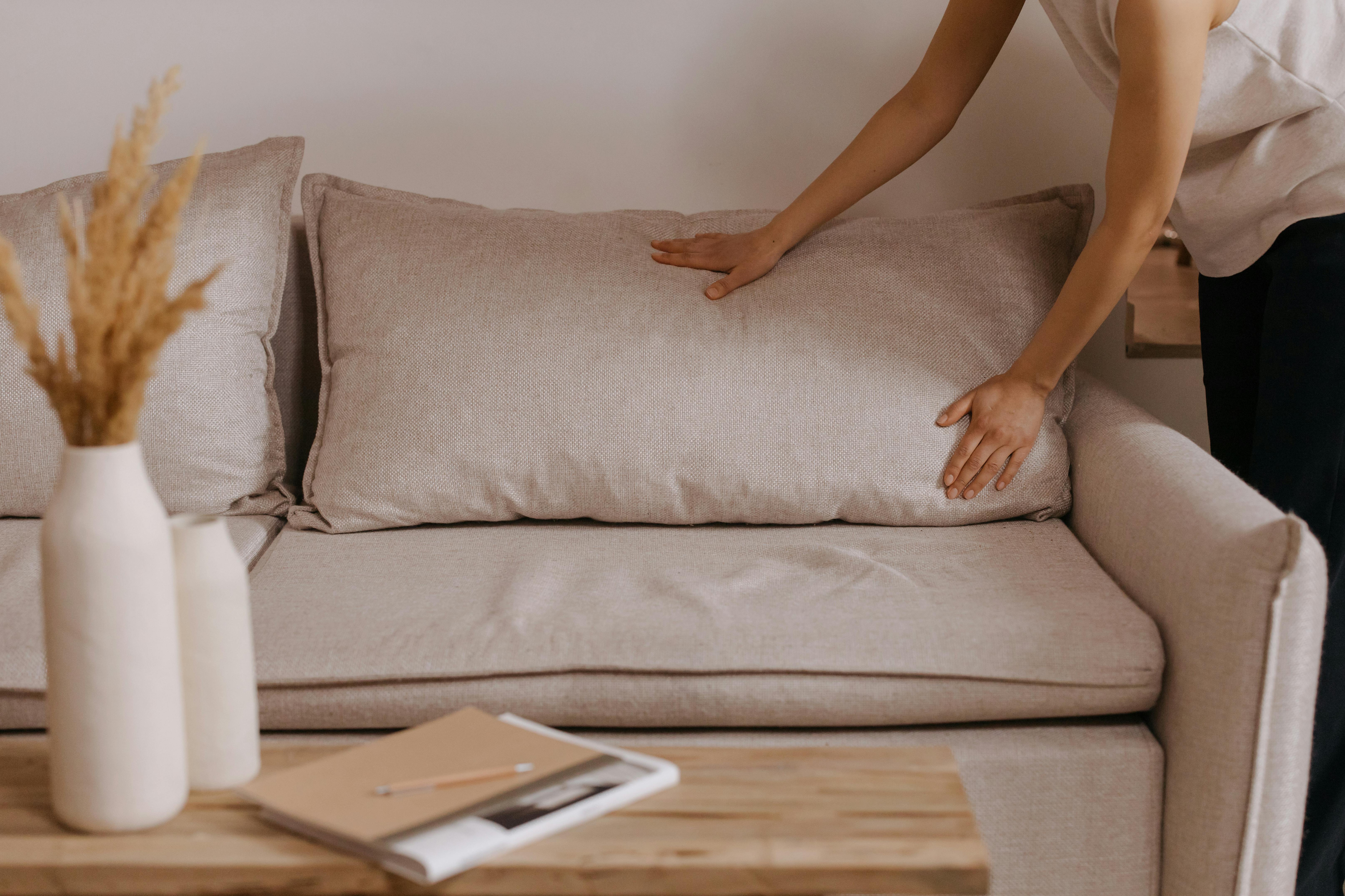Person styling cushion by Cottonbro studio