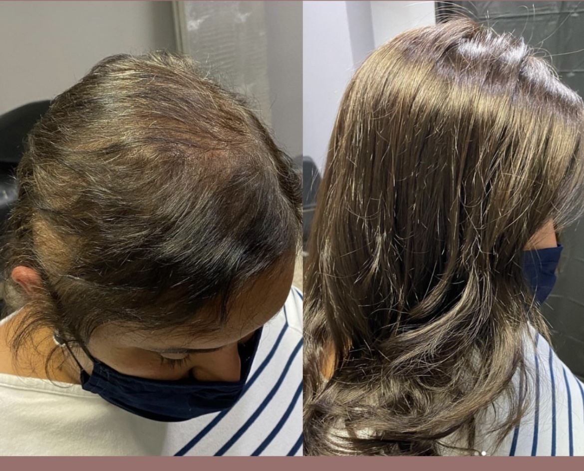Consultation for custom wigs solutions at Noelle Salon