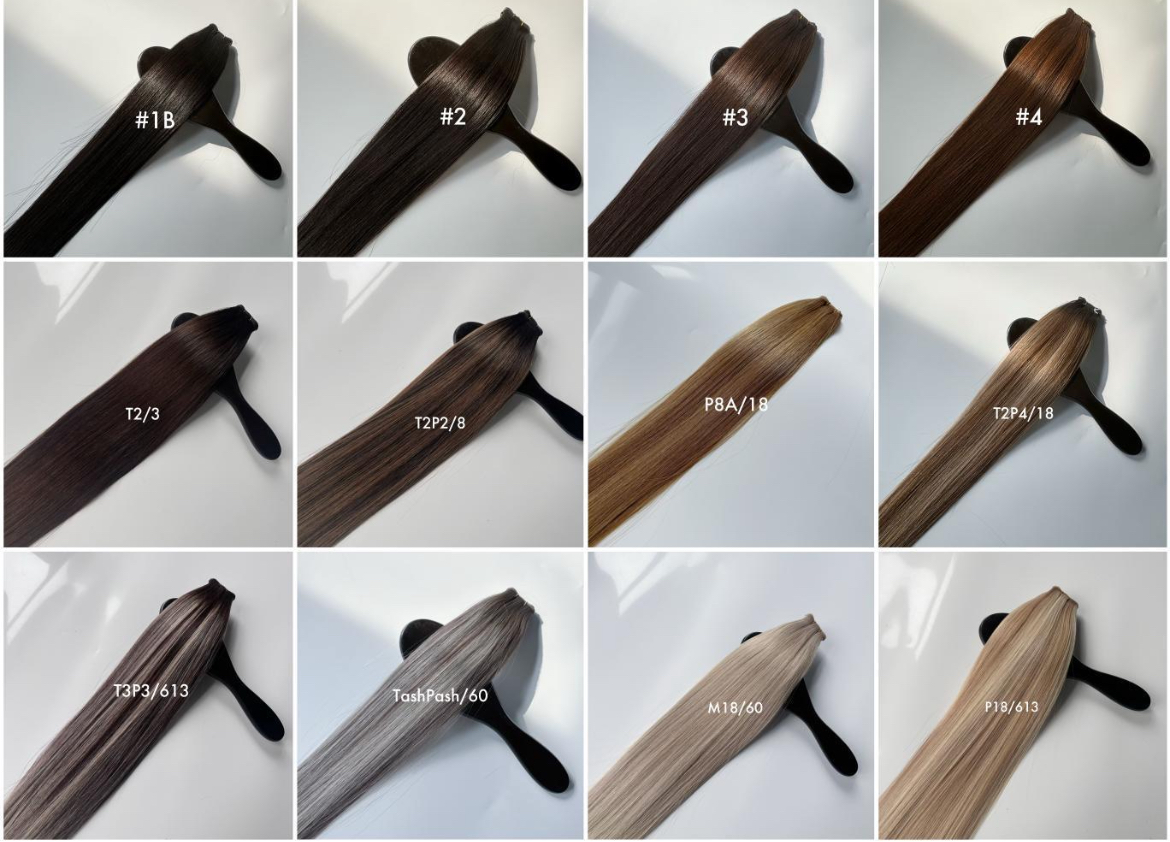 an array of Bellami Infinity Wefts
