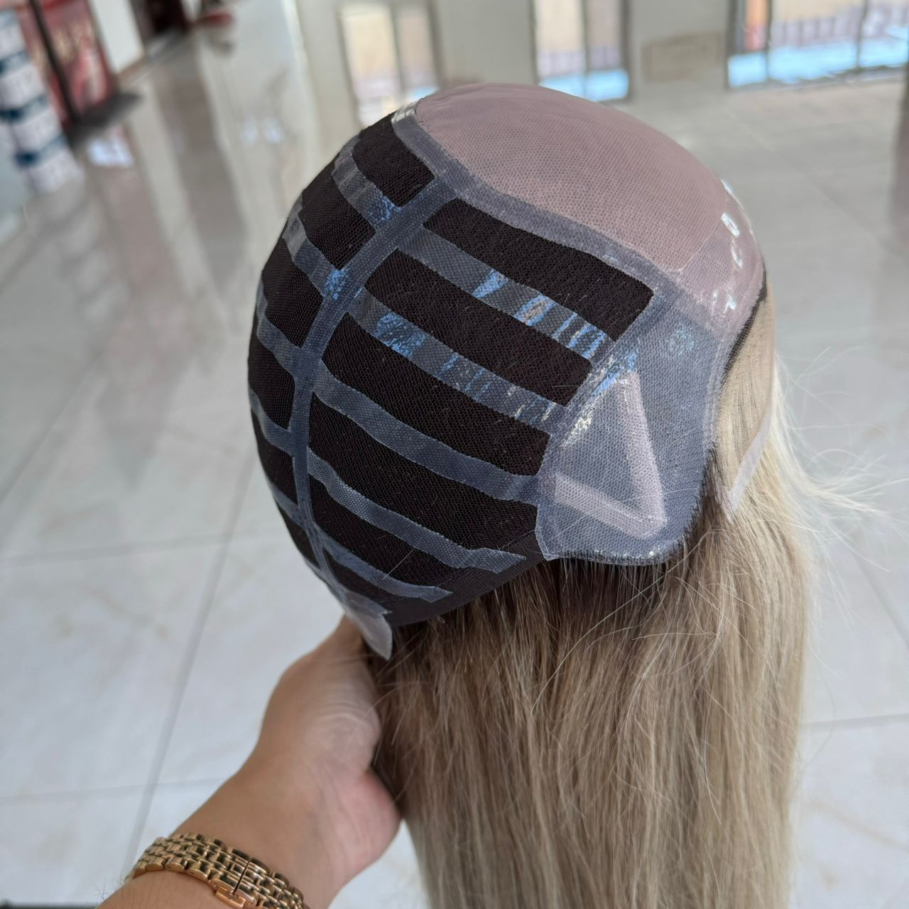 a human hair wig for total hair loss