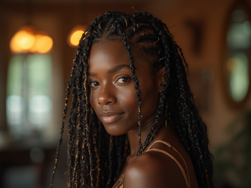 Intricate Braided Box Braids