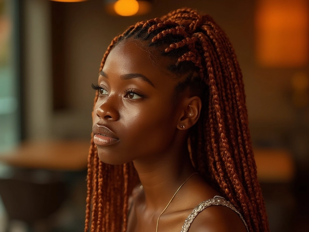 Copper Box Braids