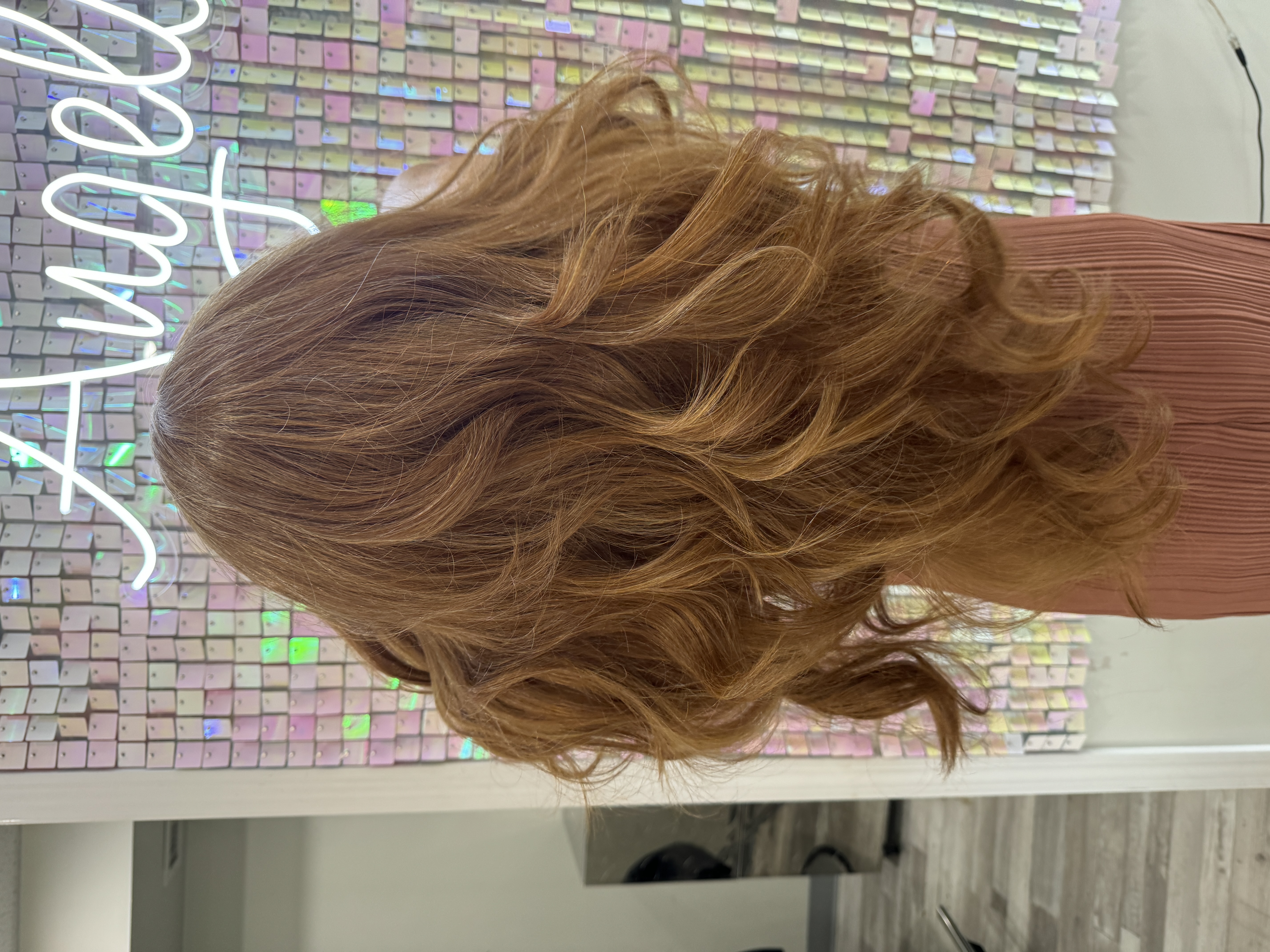 LA Weave hair extensions on thick hair